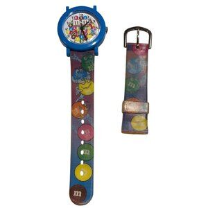 M&Ms Minis 1999 Watch Colorful Dial READ Vintage